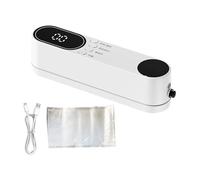 1x Portable Vacuum Sealer - Smart Rechargeable Food Sealing Tool, Compact And Portable Powerful Vacuum Sealer Machine - For Home Dormitory Hotel Restaurant Apartment Businesses Rental