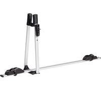 1x Porte-vélos VDP Premium en aluminium + barres de toit Menabo Tema en acier compatibles avec VW Volkswagen Passat B6 (4 portes) 2005-2010