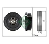 1x Poulie, vilebrequin Schaeffler INA 544 0130 10 convient pour BMW MINI