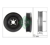 1x Poulie, vilebrequin Schaeffler INA 544 0138 10 adaptée pour AUDI VW
