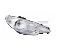 1x Projecteur principal TYC 20-5760-28-2 convient pour PEUGEOT