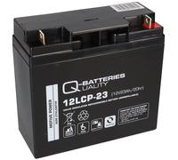 1x Q-Batteries 12LCP-23/12V - 23Ah Plomb Batterie Type de Cycles AGM - Deep Vrla