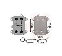 1x Radiateur d'huile VAN WEZEL 58013700 convient pour AUDI SEAT SKODA VW