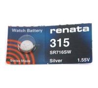 1x Renata Pile de Montre 0% Mercure Oxyde d’Argent, 315 (SR716SW)