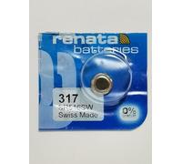 1x Renata Pile de Montre 0% Mercure Oxyde d’Argent, 317 (SR516SW)