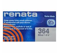 Renata Pile de montre 364 (SR621SW) oxyde d'argent – 0% mercure – 1x