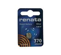 1x Renata Pile de Montre 0% Mercure Oxyde d’Argent, 370 (SR920W)