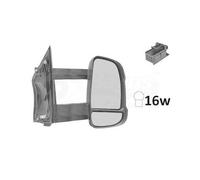 1x Rétroviseur extérieur VAN WEZEL 1651828 convient pour CITROËN FIAT PEUGEOT