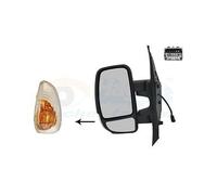 VAN WEZEL 3799807 Rétroviseur extérieur Rétroviseurs complets convexe pour ajustage électrique des rétroviseurs chauffant avec rétroviseur à grand angle Bras court de rétroviseur gauche