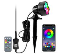 1x RGB IP68 projecteur sous-marin éclairage amphibie de bassin contrôle APP changement de couleur aquarium piscine bassin jardin lampe