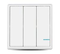 1x Sans 3 Gang Smart Interrupteur Mural, Triple Bouton Capteur, LED Blanc IP54