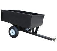 1x SECURA Remorque de taille moyenne avec plateau de chargement basculant Tracteur de pelouse Quad