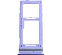 1x SIM + 1xMicro-SD support de carte de rechange pour Samsung A52s, A52, A72 - Violet