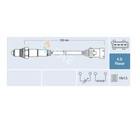 1x Sonde lambda FAE 77410 convient pour PORSCHE STANDARD AUTOMOBILE