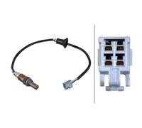 HELLA 6PA 358 221-611 Sonde lambda - 4pôle - Câble: 650mm