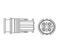 1x Sonde lambda MAGNETI MARELLI 466016355060 convient pour MERCEDES-BENZ