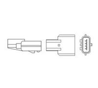Magneti Marelli Sonde lambda 466016355104 pour Dacia et Renault