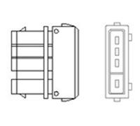 Magneti Marelli Sonde lambda 466016355136 pour Skoda, VW (Felicia I 1.3 1994-1998, Caddy II)