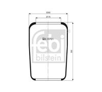 FEBI BILSTEIN 20701 Soufflet à air, suspension pneumatique