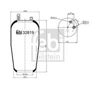 FEBI BILSTEIN 32819 Soufflet à air, suspension pneumatique