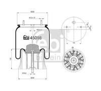 Soufflet de suspension, suspension pneumatique