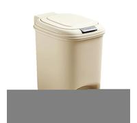 1x Step Garbage Can - Pop-Up Lid Rectangular Step Garbage Can | Slim Trash Bin With Pedal | Rectangular Steps Cans | Space-Saving Waste Container For Bathroom, Compact Kitchen, ofice & Narrow Corners