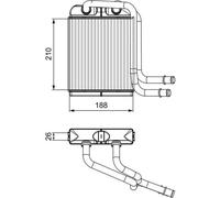 VALEO 811524 Radiateur de chauffage