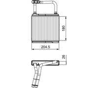 VALEO 811526 Radiateur de chauffage