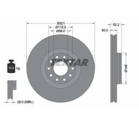 Textar Disque de frein 92154703 avant ventilé pour AUDI 1 pièce