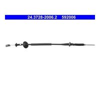 1x Tirette à câble, commande d'embrayage ATE 24.3728-2006.2 convient pour