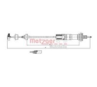 1x Tirette à câble, commande d'embrayage METZGER AUTOTEILE 11.3028