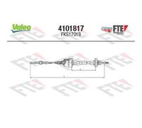 FTE 4101817 Câble d'embrayage