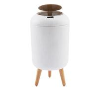 1x Touchless Trash Can - 10L Slim Garbage Bin, Touchless Garbage Can, Automatic Bathroom Trash Bin | Storage & Organisation Bins For Home, Kitchen, Under Sink, Bathroom, Bedroom, Classroom Hotel