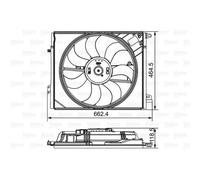 Valeo Ventilateur de refroidissement moteur 696881