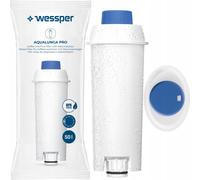 1X Wessper Aqualunga Pro Pour Machine à Café Delonghi | Kit Filtre Avec Dateur | Filtre Pour Machine à Café Eletta, Dinamica, Primadonna - Remplacement