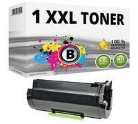 Inkadoo Toner compatible avec Lexmark MX310dn, MX410de, MX510de, MX511de, MX511dhe, MX511, MX611de
