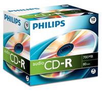 1x10 Philips CD-R 80Min Audio JC