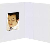 1x100 Chemises pour photos d'identité Daiber blanc mat 3,8x5,8cm