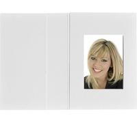 1x100 Chemises pour photos d'identité Daiber blanc mat 36x50 mm