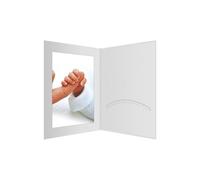 1x100 Daiber portefeuille de photo de portrait m. Passepartout 15x20 blanc mat