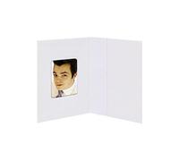 1x100 Daiber portefeuille de photo de passeport blanc 38x58 mm Blanc