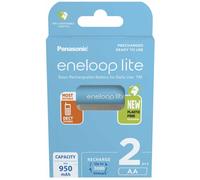 1x2 Panasonic Eneloop lite Mign. 950mAh AA Ni-MH BK-3LCCE/2BE