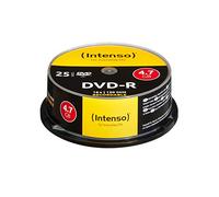 1x25 Intenso DVD-R 4,7GB 16x Speed, cakebox
