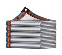 1x3m Filet d'ombrage en Feuille d'aluminium Argent,Isolation Thermique réfléchissante,99% Protection Contre Les UV,Filet de Protection Solaire pour Balcon Jardin abri de Voiture Serre Plante