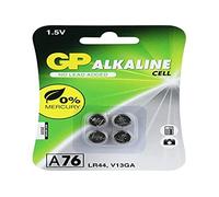 1x4 GP Alkaline LR44, 76A 1,5V
