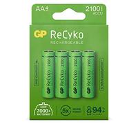 1x4 GP ReCyko+ NiMH Batteries AA 2100mAH, Ready to Use