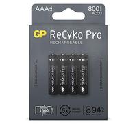 1x4 GP ReCyko Pro NiMH Batteries AAA/Micro 800mAh Pro
