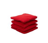 1x4 Sac de Cornhole - ACL REC - Jeu d’Adresse Extérieur - Rouge - Remplissage Granulé