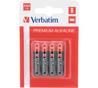 VERBATIM Piles alcalines AAA - Pack de 4