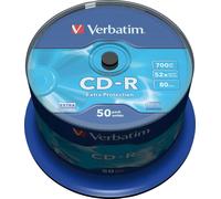1x50 Verbatim Data Life CD-R 80 52x Speed, ExtraProtection